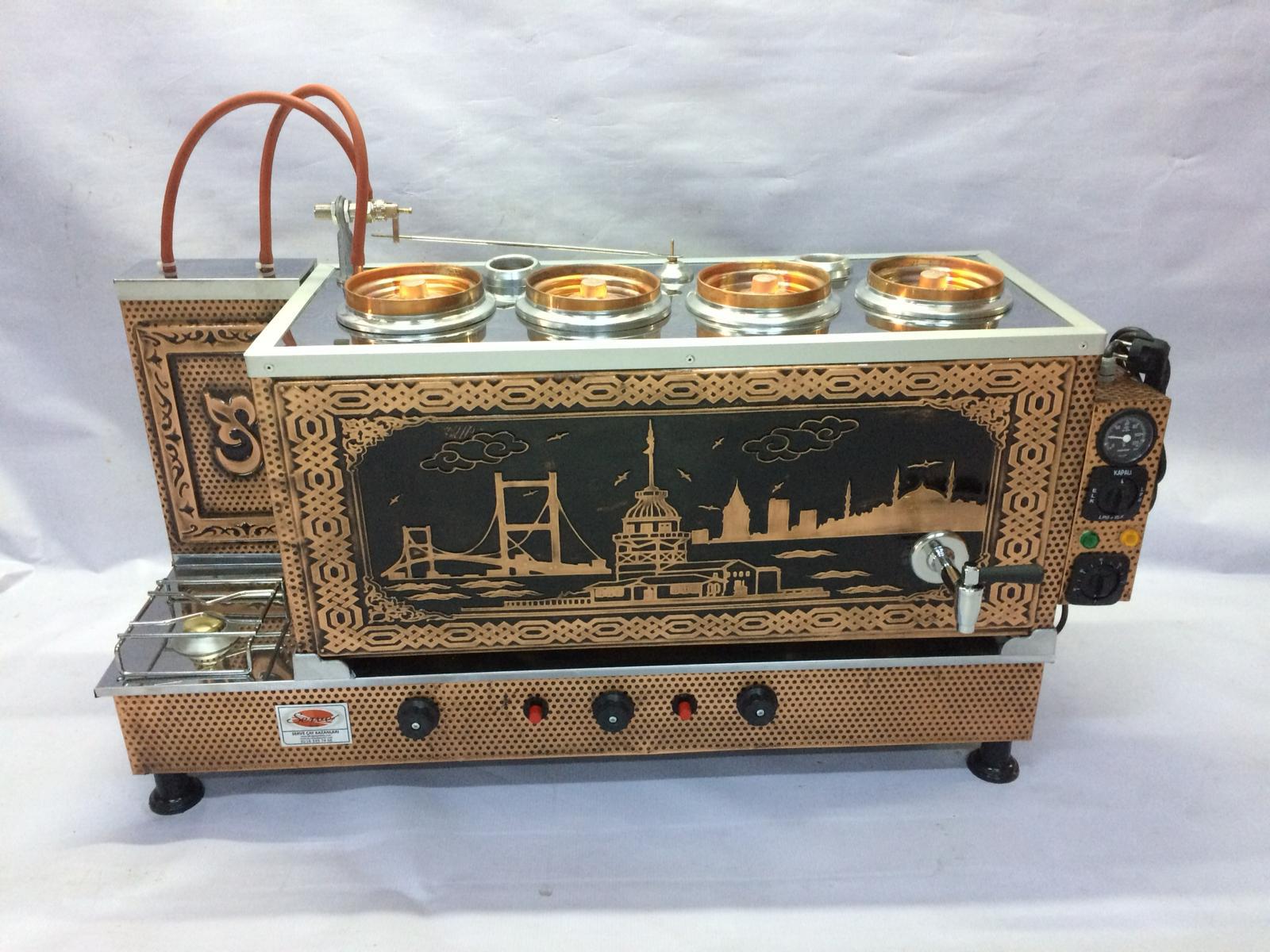 4 Demlikli Sıcak su garantili ve Buhar Kitlemeli