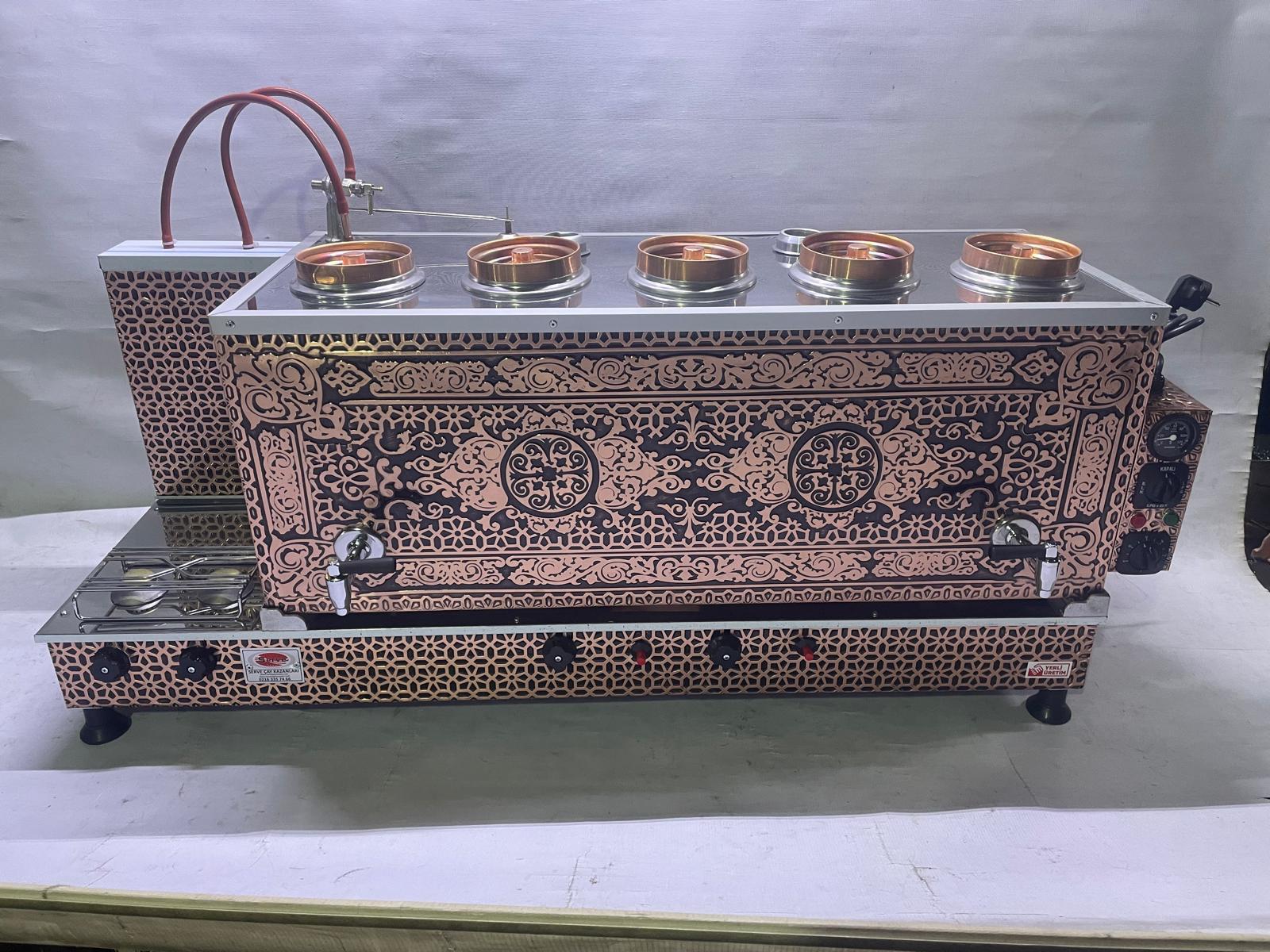 5 Demlikli Sıcak su garantili ve Buhar Kitlemeli