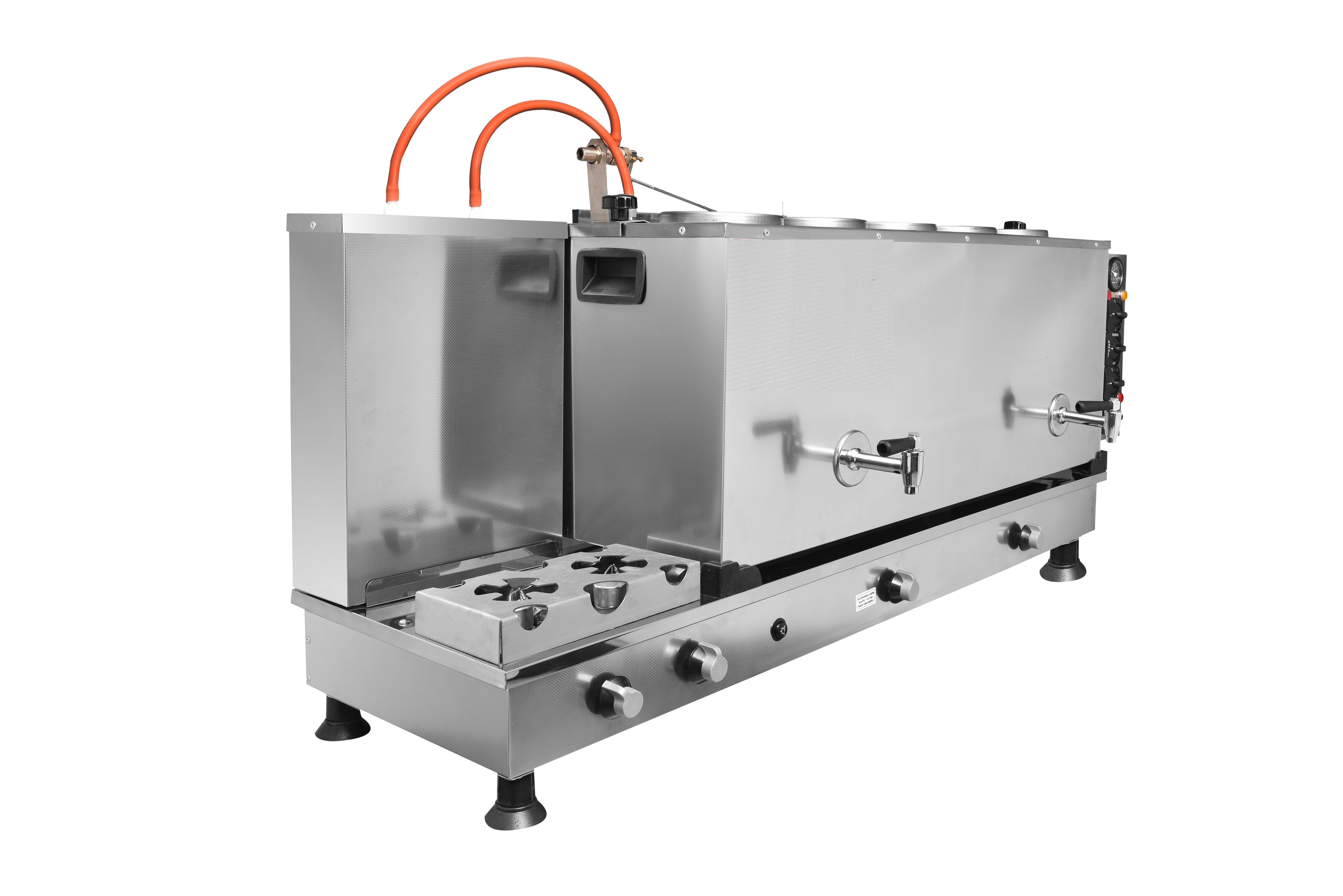 5 Demlikli Dışı İzli Krom İçi Bakır Uzun Ömürlü Yüksek Kalite Çay Kazanları