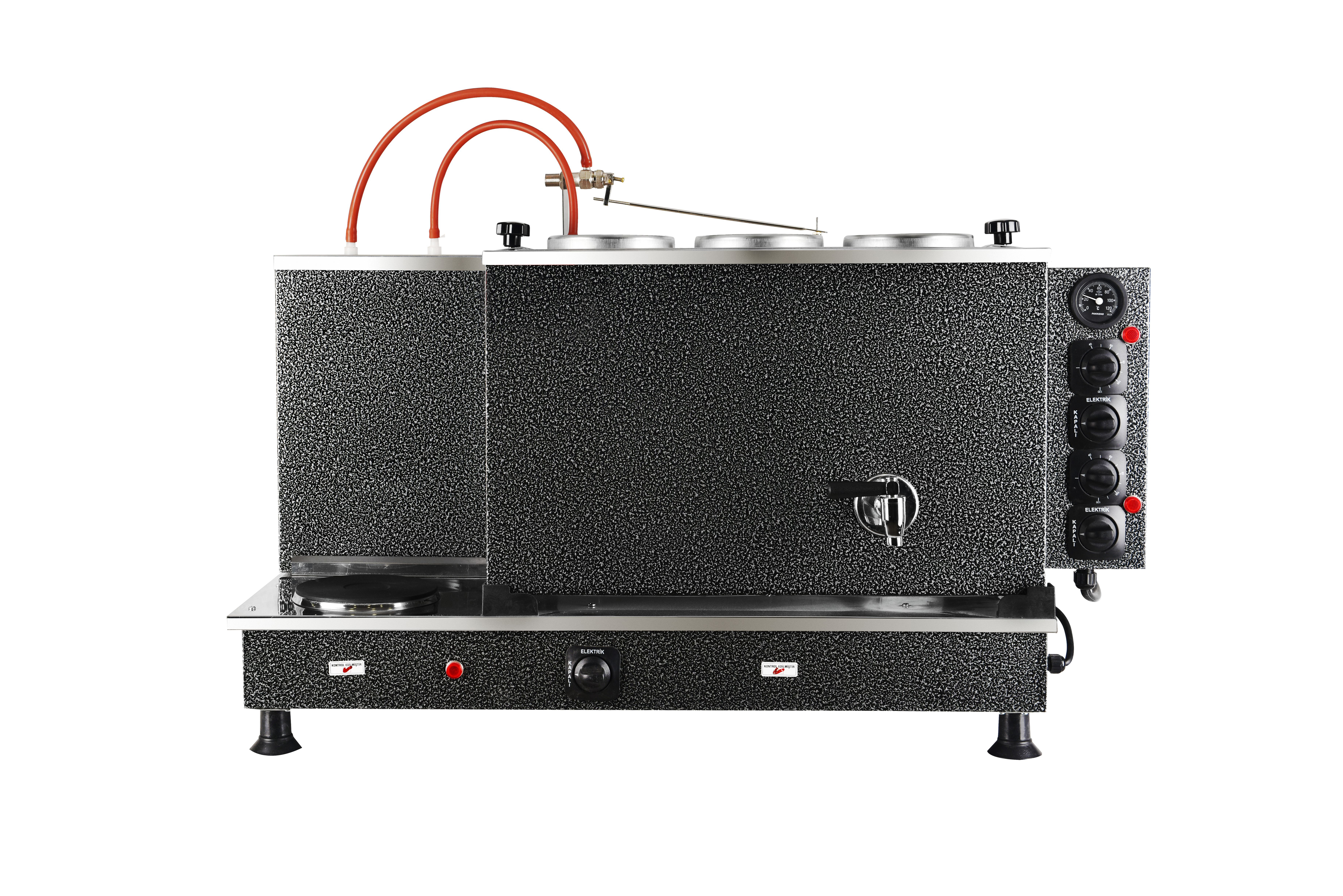 4 Demlikli İzolasyonlu Tam Otomatik Çay Kazanları