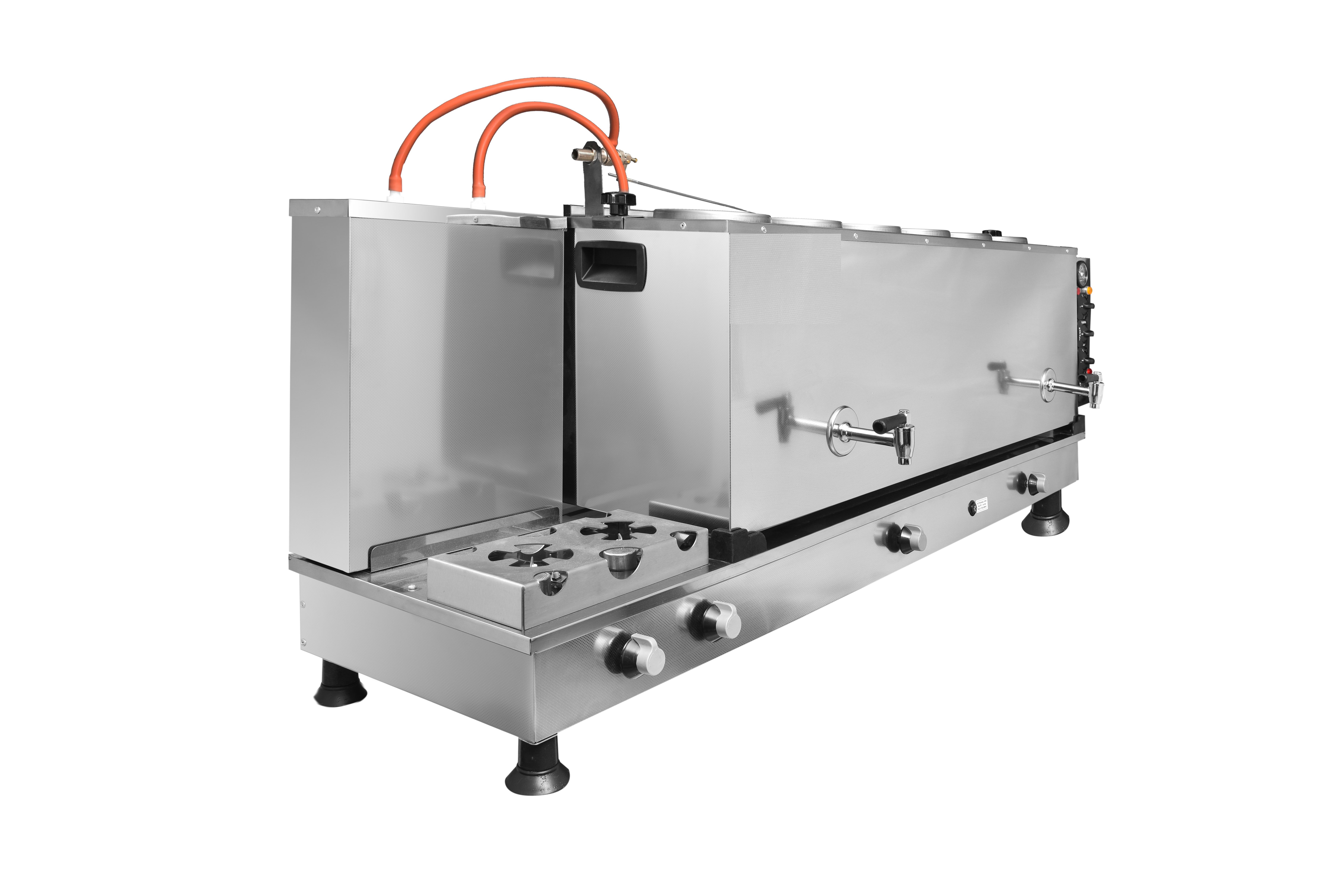 6 Demlikli Dışı İzli Krom İçi Bakır Uzun Ömürlü Yüksek Kalite Çay Kazanları